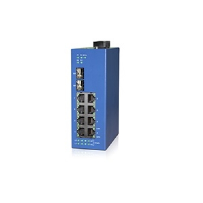 MX10MP-8GT2GSFP 8口百兆 2千兆SFP插槽 網管型導軌式工業級以太網交換機