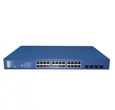 MX24GCP系列-24口PoE+全千網管型機架式工業(yè)級以太網交換機